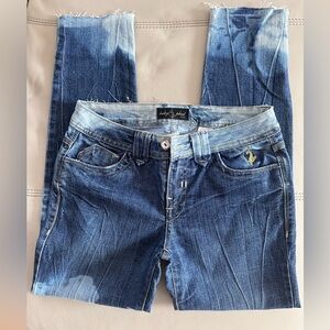 Baby Phat Iconic Distressed Blue Skinny Jeans